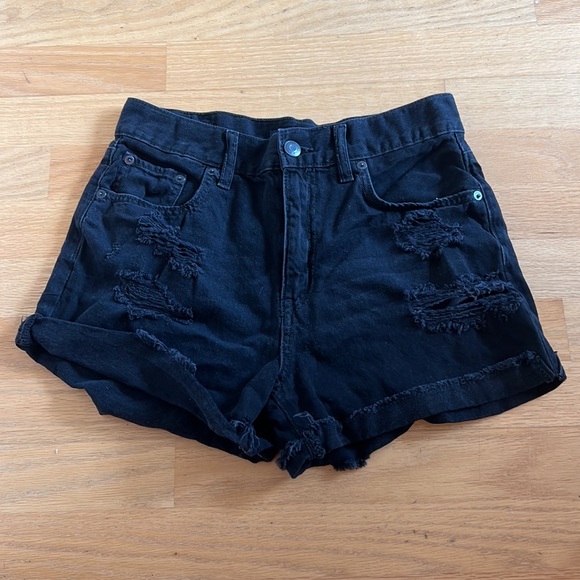 Black mom shorts - Picture 1 of 4